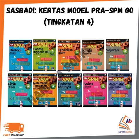 Sasbadi Kertas Model Pra Spm Go Tingkatan Shopee Malaysia