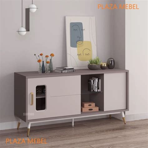 Jual Buffet Tv Credenza Cr Volare Buffet Pendek Beige