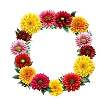 Chrysanthemum Flower Frame Beautiful Chrysanthemum Flower Frame