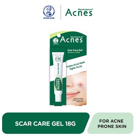 Mentholatum Acnes Scar Care Gel 18g Fades Acne Marks Lighten Acne