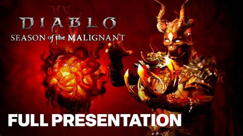 Diablo Season Of The Malignant Breakdown Full Presentation Youtube