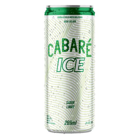 Bebida Mista Alcoólica Gaseificada Limão Cabaré Ice Lata 269ml Apoio