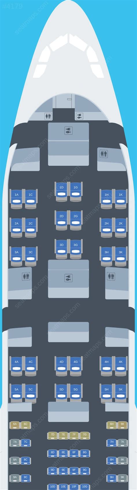 Seat Map Of Airbus A Avianca Updated