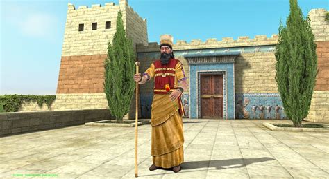 Persian monarch (5th century BC) - 3D scene - Mozaik Digital Education ...