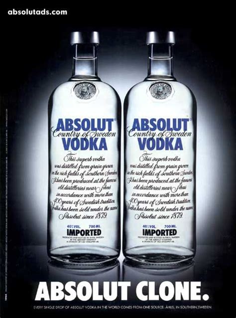 Épinglé sur Absolut ads absolutely Boisson