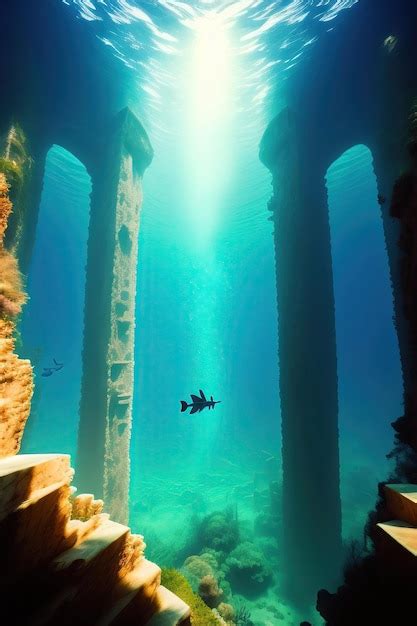 Ruinas Submarinas Del Oc Ano Ciudad Perdida De La Atl Ntida Exploraci N