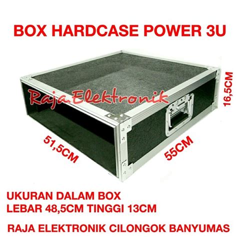 Jual Box Hardcase Power U Box Power Ampli Box Hard Case Ampli Box