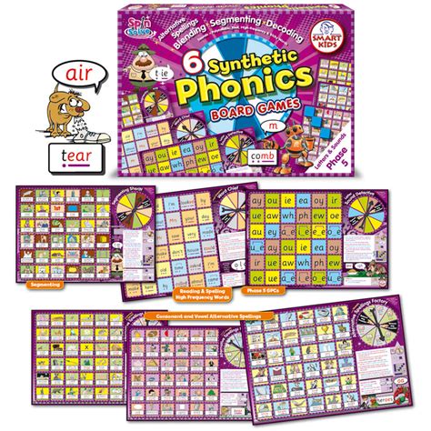 Letters And Sounds Board Games Phase 5 Smart Kids