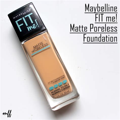 Makeup And Fashion Freak Maybelline Fit Me Matte Poreless Foundation 108936 Hot Sex Picture