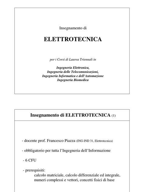 PDF Dispense Elettrotecnica DOKUMEN TIPS