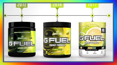 G Fuel New Tub Labels Live Reveal Youtube