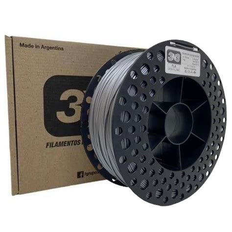 3n3 Filamento 3d Pla 3n3 1kg 175mm Gris Plomo