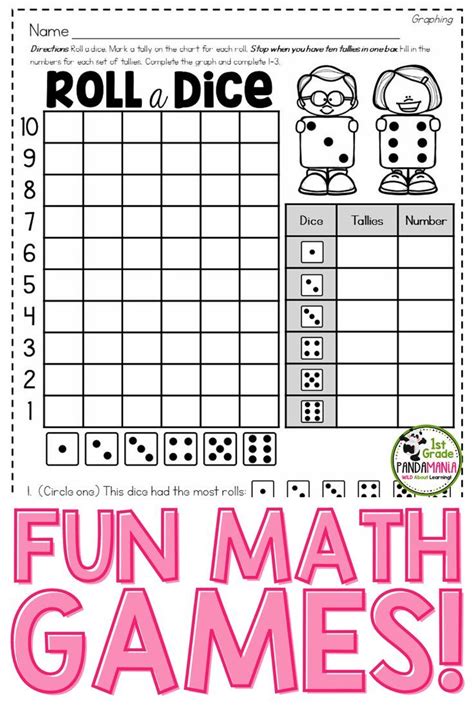 YEAR Round Graphing Activities For 1st 2nd Grade Graphing First