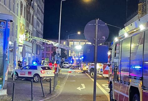 Feuer Im Bahnhofsviertel Mutiger B Rger Rettet Mensch Das Leben