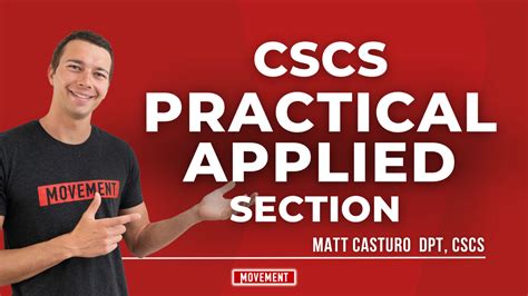 CSCS Practical Applied Section Practice Test