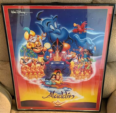 Contemporaneo avvertimento passeggeri aladdin cartoon poster ...