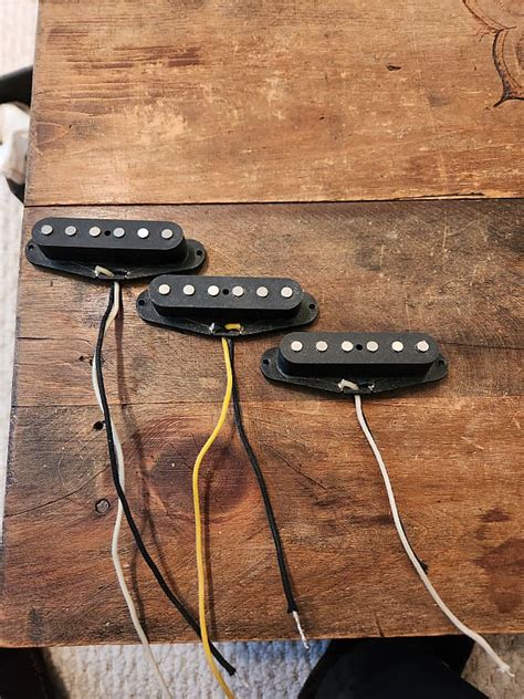 Lollar Blonde Strat Pickup Set Cream Reverb