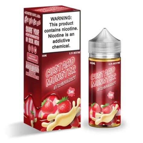 Custard Monster Strawberry 100ml 3mv Cdmx