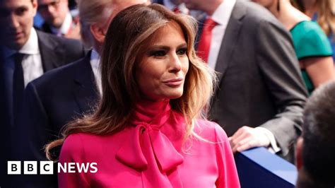 Melania Trump Donalds Women Accusers Are Lying Bbc News