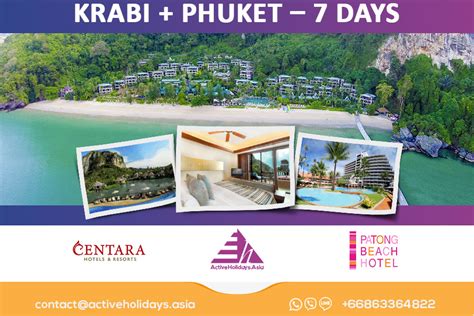 PACKAGE TOUR: KRABI + PHUKET – 7 DAYS – Active Holidays Tours