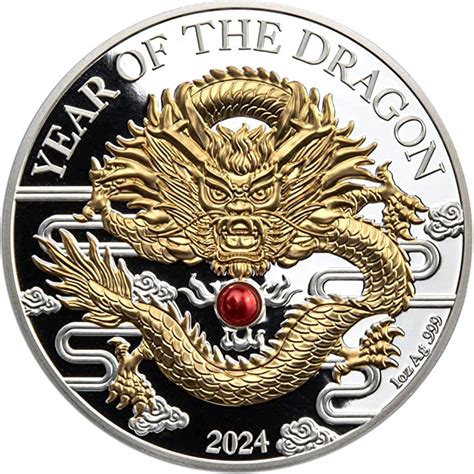 Dragon Drachen Freshwater Pearl Chinese Lunar Year Oz Silber M Nze