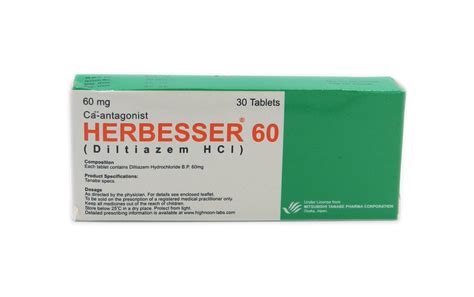 Herbesser 60mg Sukitha Pharmacy Clinic Pvt Ltd