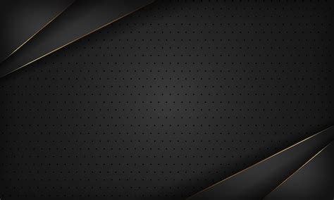 premium vector black luxury abstract background  golden