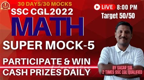 Super Mock 5concepts And Logic Math Sagarsmathssc Ssccgl Ssccpo