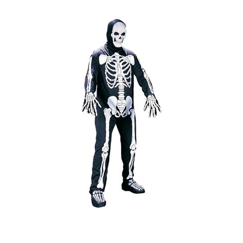 Skeleton Jumpsuit Adult Costume - giftme.ie