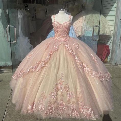 Pink Princess Dresses For Quinceaneras