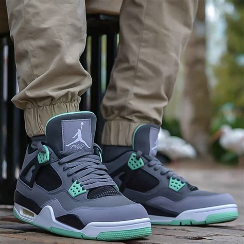 Air Jordan 4 Retro GS Green Glow – PK-Shoes