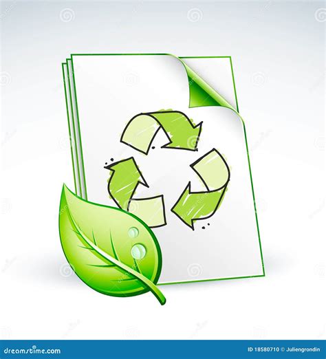 Recycling Paper Stock Photo Image 18580710