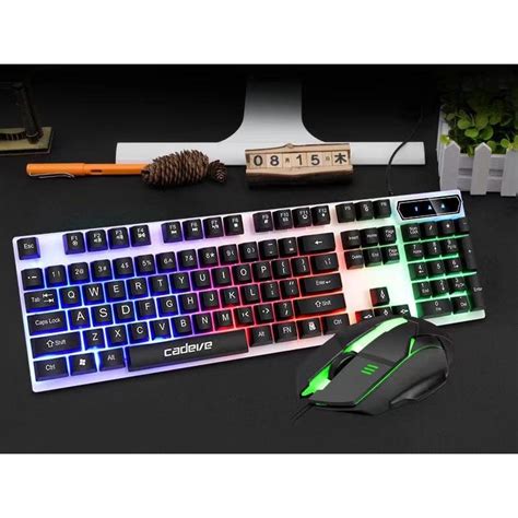 Kit Gamer Teclado Semi Mecânico Mouse Led Chroma Rgb Iluminado Jogos Pc Usb Shopee Brasil