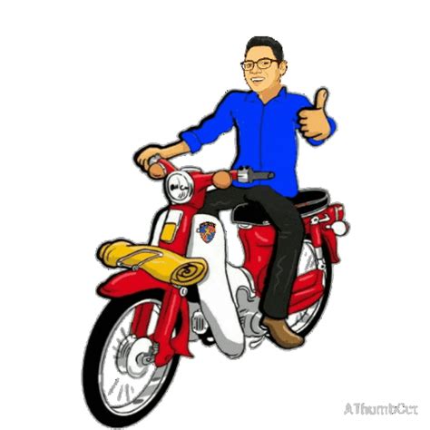 Gambar Orang Naik Motor Kartun 48 Koleksi Gambar