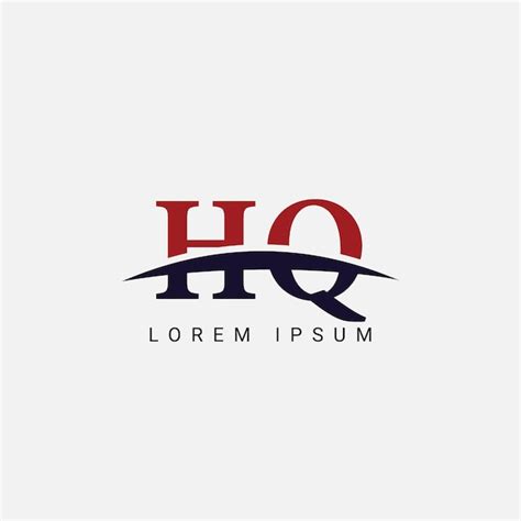 Premium Vector Initial H Q HQ Letter Logo Design Vector Template