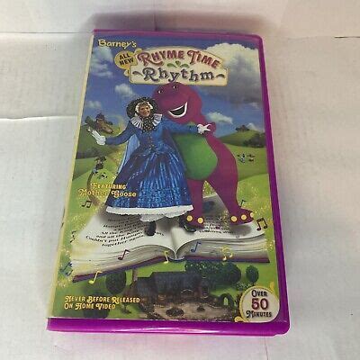 RARE VHS Barney Rhyme Time Rhythm Featuring | Grelly USA