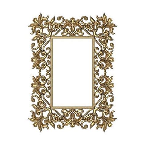 Carved Picture Frame 3d Model Cgtrader