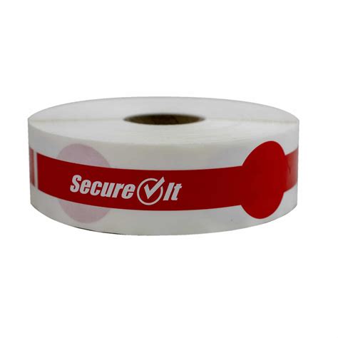 1 × 7 Secureit™ Tamper Evident Labels National Checking