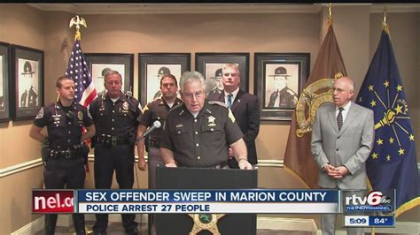 Police Arrest 27 During Sex Offender Sweep In Marion County YouTube