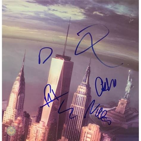 Signed Foo Fighters Sonic Highways Album Cover