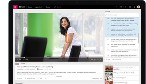 Microsoft Stream Office 365 Video Streaming