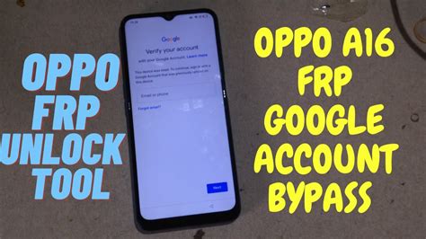 OPPO A16 FRP Bypass Oppo A16 Google Account Bypass FRP Bypass Unlock