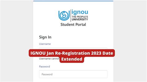 IGNOU Re Registration 2023 Last Date For January Session Extended Again