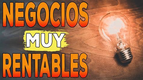 Negocios rentables con mínima inversión Inspiración para