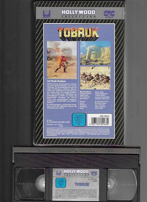 Rock Hudson George Peppard Tobruk Vhs Rarität Ebay