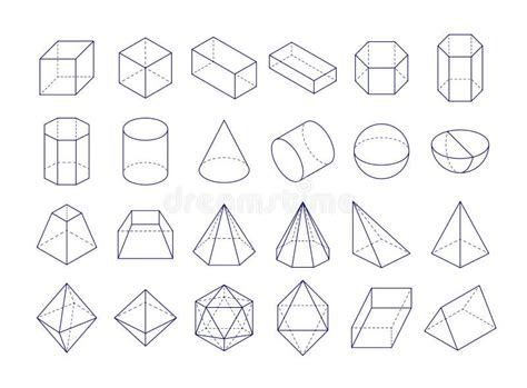 Geometric Solids Clipart