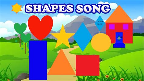 Shapes Song | Nursery & Kids Rhymes | Sing along song - YouTube