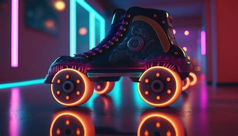 Patins Ai Generativos No Estilo Cyberpunk Disco Nost Lgico Anos Anos