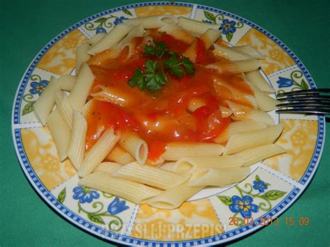 Penne Z Sosem Paprykowym Przepis Archiwum PrzyslijPrzepis Pl