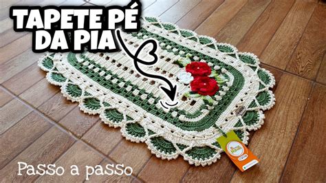 Tapete P Da Pia Tapete Floral Passo A Passo Jogo De Banheiro Floral